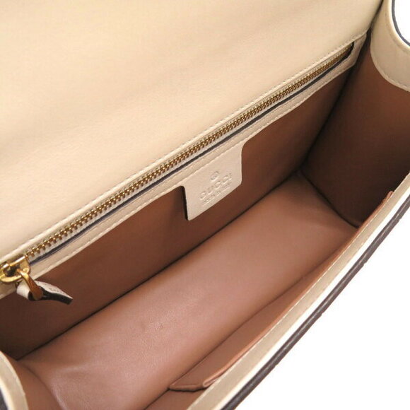 Gucci Sylvis Crocodile Shoulder Bag White - Picture 6 of 8